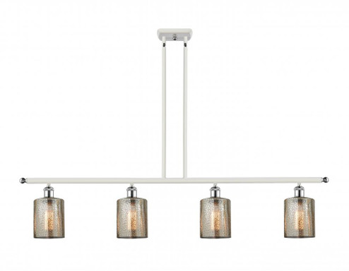 Cobbleskill - 4 Light - 48 inch - White Polished Chrome - Stem hung - Island Light (3442|516-4I-WPC-G116)