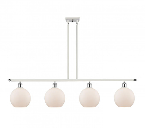 Athens - 4 Light - 48 inch - White Polished Chrome - Stem hung - Island Light (3442|516-4I-WPC-G121)