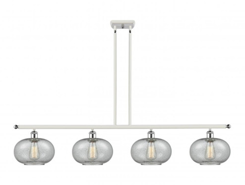 Gorham - 4 Light - 48 inch - White Polished Chrome - Stem hung - Island Light (3442|516-4I-WPC-G247-LED)