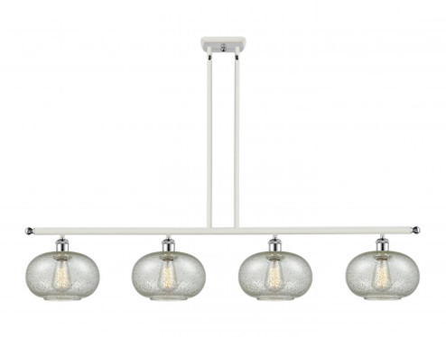 Gorham - 4 Light - 48 inch - White Polished Chrome - Stem hung - Island Light (3442|516-4I-WPC-G249-LED)