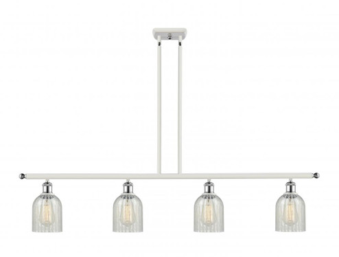 Caledonia - 4 Light - 48 inch - White Polished Chrome - Stem hung - Island Light (3442|516-4I-WPC-G2511)