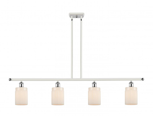 Hadley - 4 Light - 48 inch - White Polished Chrome - Stem hung - Island Light (3442|516-4I-WPC-G341-LED)