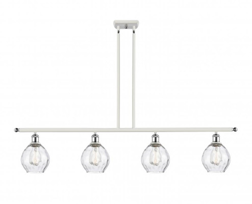 Waverly - 4 Light - 48 inch - White Polished Chrome - Stem hung - Island Light (3442|516-4I-WPC-G362-LED)