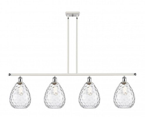 Waverly - 4 Light - 48 inch - White Polished Chrome - Stem hung - Island Light (3442|516-4I-WPC-G372)
