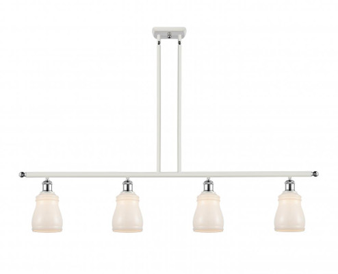 Ellery - 4 Light - 48 inch - White Polished Chrome - Stem hung - Island Light (3442|516-4I-WPC-G391-LED)