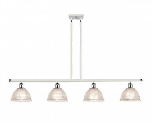 Arietta - 4 Light - 48 inch - White Polished Chrome - Stem hung - Island Light (3442|516-4I-WPC-G422-LED)