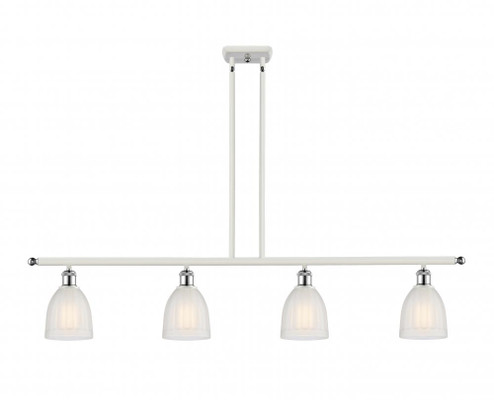 Brookfield - 4 Light - 48 inch - White Polished Chrome - Stem hung - Island Light (3442|516-4I-WPC-G441)