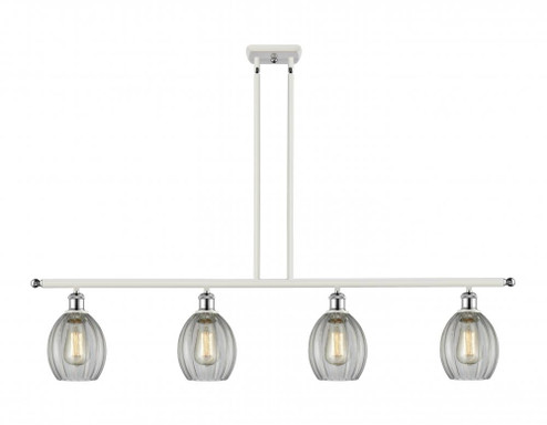 Eaton - 4 Light - 48 inch - White Polished Chrome - Stem hung - Island Light (3442|516-4I-WPC-G82-LED)