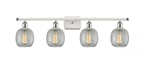 Belfast - 4 Light - 36 inch - White Polished Chrome - Bath Vanity Light (3442|516-4W-WPC-G105-LED)