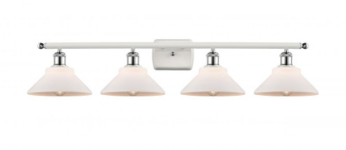 Orwell - 4 Light - 38 inch - White Polished Chrome - Bath Vanity Light (3442|516-4W-WPC-G131)