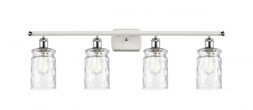 Candor - 4 Light - 35 inch - White Polished Chrome - Bath Vanity Light (3442|516-4W-WPC-G352)