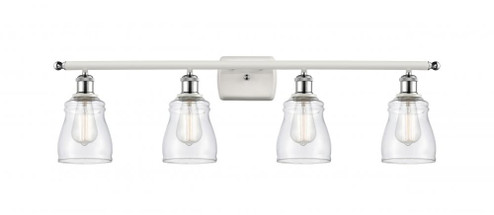 Ellery - 4 Light - 35 inch - White Polished Chrome - Bath Vanity Light (3442|516-4W-WPC-G392)
