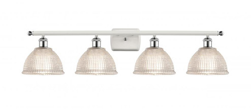 Arietta - 4 Light - 38 inch - White Polished Chrome - Bath Vanity Light (3442|516-4W-WPC-G422-LED)