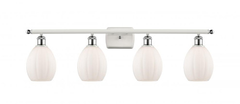 Eaton - 4 Light - 36 inch - White Polished Chrome - Bath Vanity Light (3442|516-4W-WPC-G81-LED)