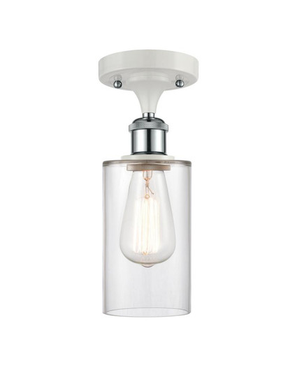 Clymer - 1 Light - 4 inch - White Polished Chrome - Semi-Flush Mount (3442|516-1C-WPC-G802)