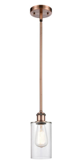 Clymer - 1 Light - 4 inch - Antique Copper - Mini Pendant (3442|516-1S-AC-G802-LED)