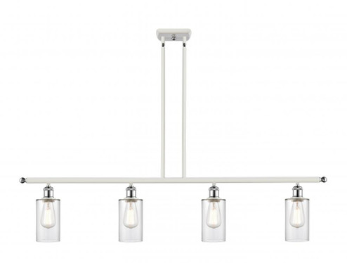 Clymer - 4 Light - 48 inch - White Polished Chrome - Stem hung - Island Light (3442|516-4I-WPC-G802)