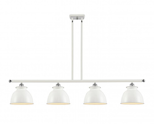 Adirondack - 4 Light - 48 inch - White Polished Chrome - Stem hung - Island Light (3442|516-4I-WPC-M14-W)