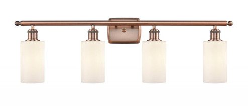 Clymer - 4 Light - 34 inch - Antique Copper - Bath Vanity Light (3442|516-4W-AC-G801-LED)