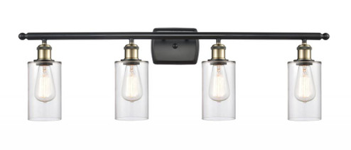 Clymer - 4 Light - 34 inch - Black Antique Brass - Bath Vanity Light (3442|516-4W-BAB-G802)