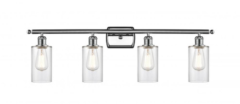 Clymer - 4 Light - 34 inch - Polished Chrome - Bath Vanity Light (3442|516-4W-PC-G802-LED)