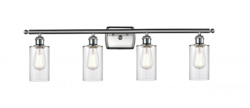 Clymer - 4 Light - 34 inch - Brushed Satin Nickel - Bath Vanity Light (3442|516-4W-SN-G802)