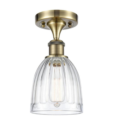 Brookfield - 1 Light - 6 inch - Antique Brass - Semi-Flush Mount (3442|516-1C-AB-G442)