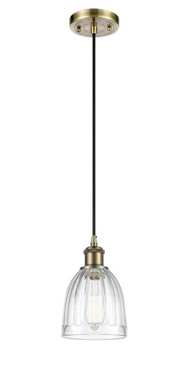 Brookfield - 1 Light - 6 inch - Antique Brass - Cord hung - Mini Pendant (3442|516-1P-AB-G442-LED)