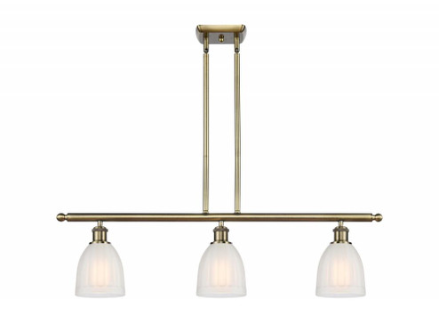Brookfield - 3 Light - 36 inch - Antique Brass - Stem hung - Island Light (3442|516-3I-AB-G441)