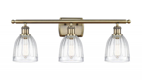 Brookfield - 3 Light - 26 inch - Antique Brass - Bath Vanity Light (3442|516-3W-AB-G442)