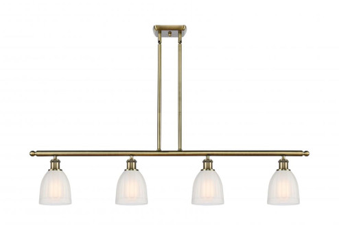 Brookfield - 4 Light - 48 inch - Antique Brass - Stem hung - Island Light (3442|516-4I-AB-G441)