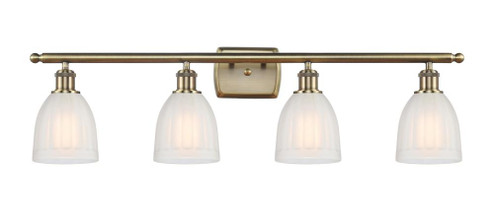 Brookfield - 4 Light - 36 inch - Antique Brass - Bath Vanity Light (3442|516-4W-AB-G441)