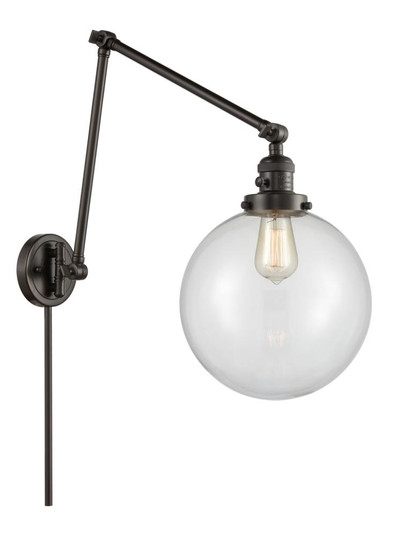 Beacon - 1 Light - 10 inch - Oil Rubbed Bronze -Adjustable Swing Arm (3442|238-OB-G202-10)