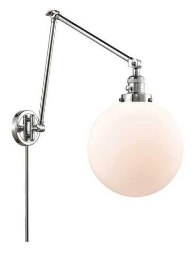 Beacon - 1 Light - 10 inch - Polished Chrome -Adjustable Swing Arm (3442|238-PC-G201-10)
