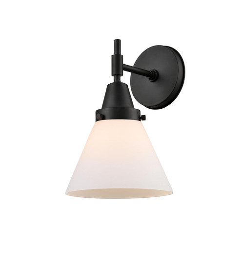 Cone - 1 Light - 8 inch - Matte Black - Sconce (3442|447-1W-BK-G41-LED)