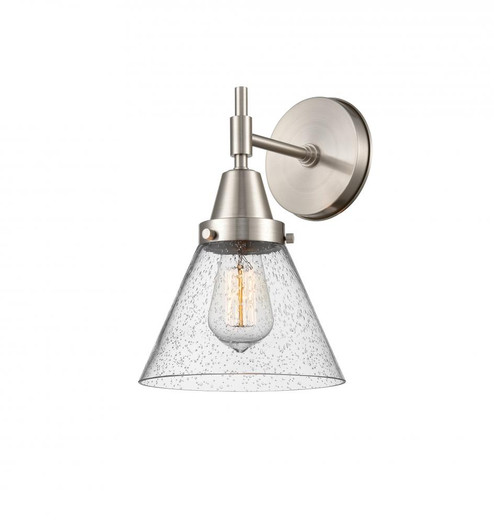 Cone - 1 Light - 8 inch - Satin Nickel - Sconce (3442|447-1W-SN-G44)