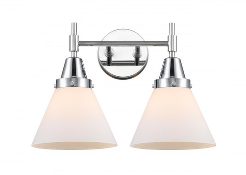 Cone - 2 Light - 17 inch - Polished Chrome - Bath Vanity Light (3442|447-2W-PC-G41-LED)