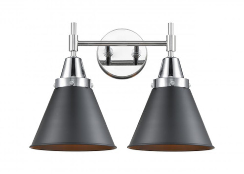 Appalachian - 2 Light - 17 inch - Polished Chrome - Bath Vanity Light (3442|447-2W-PC-M13-BK-LED)