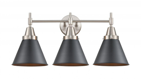 Appalachian - 3 Light - 26 inch - Satin Nickel - Bath Vanity Light (3442|447-3W-SN-M13-BK-LED)
