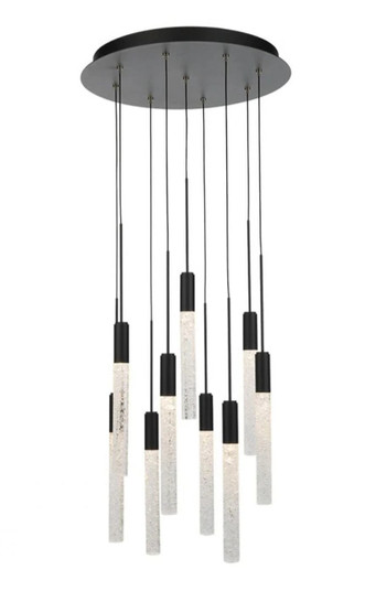 MAGIC 9 LIGHT ROUND PENDANT 3000K (3612|PD-35609-BK)