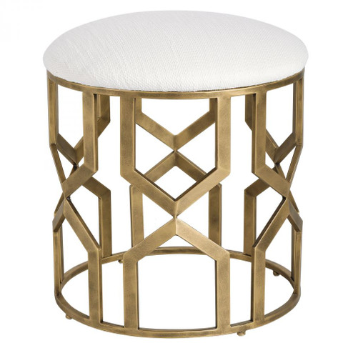 Uttermost Trellis Geometric Accent Stool (85|23579)