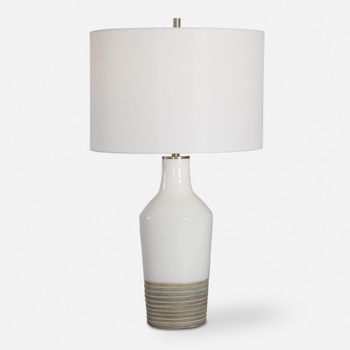 Uttermost Dakota White Crackle Table Lamp (85|28398-1)