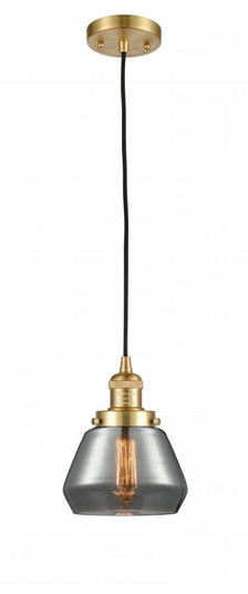 Fulton - 1 Light - 7 inch - Satin Gold - Cord hung - Mini Pendant (3442|201C-SG-G173)