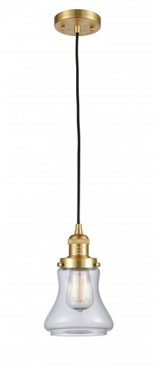Bellmont - 1 Light - 6 inch - Satin Gold - Cord hung - Mini Pendant (3442|201C-SG-G192-LED)