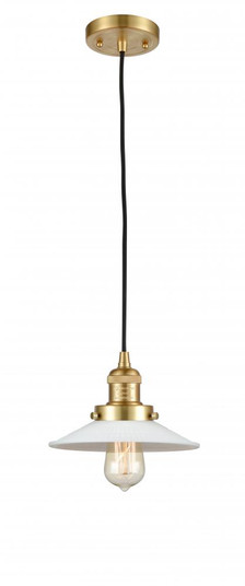 Halophane - 1 Light - 9 inch - Satin Gold - Cord hung - Mini Pendant (3442|201C-SG-G1-LED)