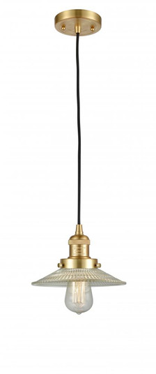 Halophane - 1 Light - 9 inch - Satin Gold - Cord hung - Mini Pendant (3442|201C-SG-G2)