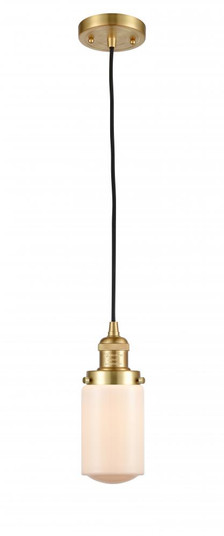 Dover - 1 Light - 5 inch - Satin Gold - Cord hung - Mini Pendant (3442|201C-SG-G311)