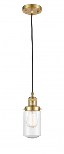 Dover - 1 Light - 5 inch - Satin Gold - Cord hung - Mini Pendant (3442|201C-SG-G314-LED)