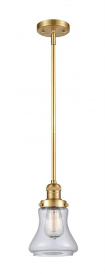 Bellmont - 1 Light - 7 inch - Satin Gold - Stem Hung - Mini Pendant (3442|201S-SG-G192)