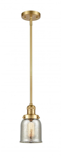Bell - 1 Light - 5 inch - Satin Gold - Stem Hung - Mini Pendant (3442|201S-SG-G58-LED)